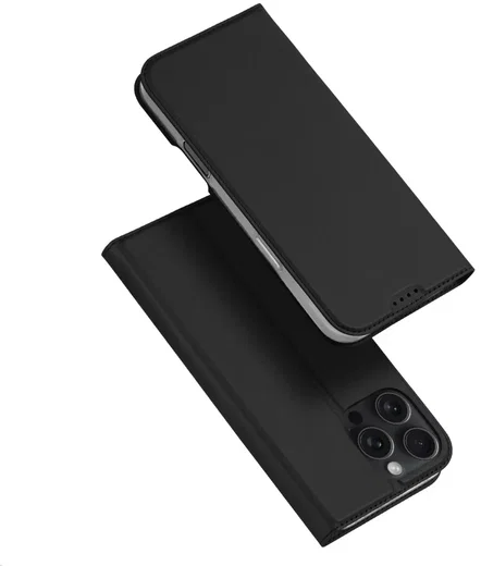 Dux Ducis Skin Pro Apple iPhone 16 Pro Max Hoesje Portemonnee Zwart afbeelding 4