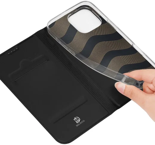 Dux Ducis Skin Pro Apple iPhone 16 Pro Max Hoesje Portemonnee Zwart afbeelding 8
