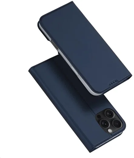 Dux Ducis Skin Pro Apple iPhone 16 Pro Max Hoesje Portemonnee Blauw afbeelding 4