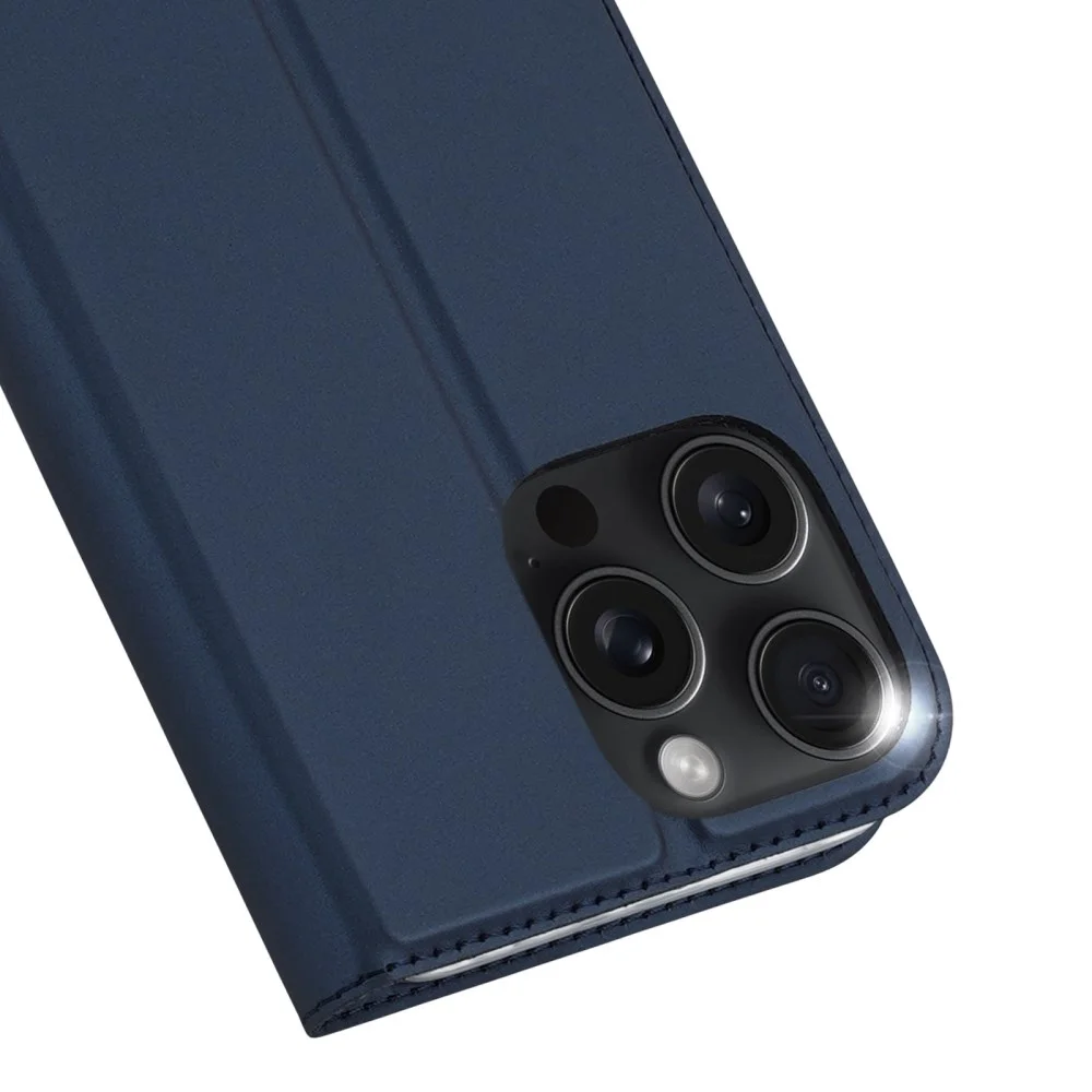 Dux Ducis Skin Pro Apple iPhone 16 Pro Max Hoesje Portemonnee Blauw afbeelding 6