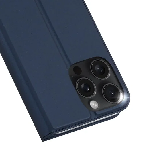 Dux Ducis Skin Pro Apple iPhone 16 Pro Max Hoesje Portemonnee Blauw afbeelding 6