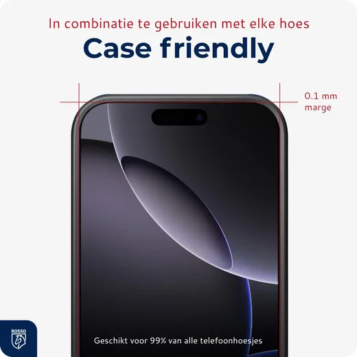 Rosso Apple iPhone 16 Pro Tempered Glass met Installatietray Dust Removal afbeelding 6