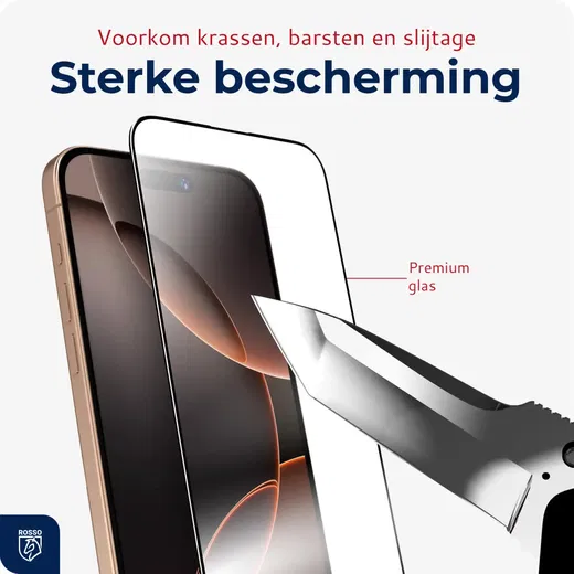 Rosso Apple iPhone 16 Pro Max Tempered Glass met Installatietray Dust Removal afbeelding 4