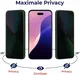 Rosso Apple iPhone 16 Pro Privacy Glass met Installatietray Dust Removal afbeelding 2