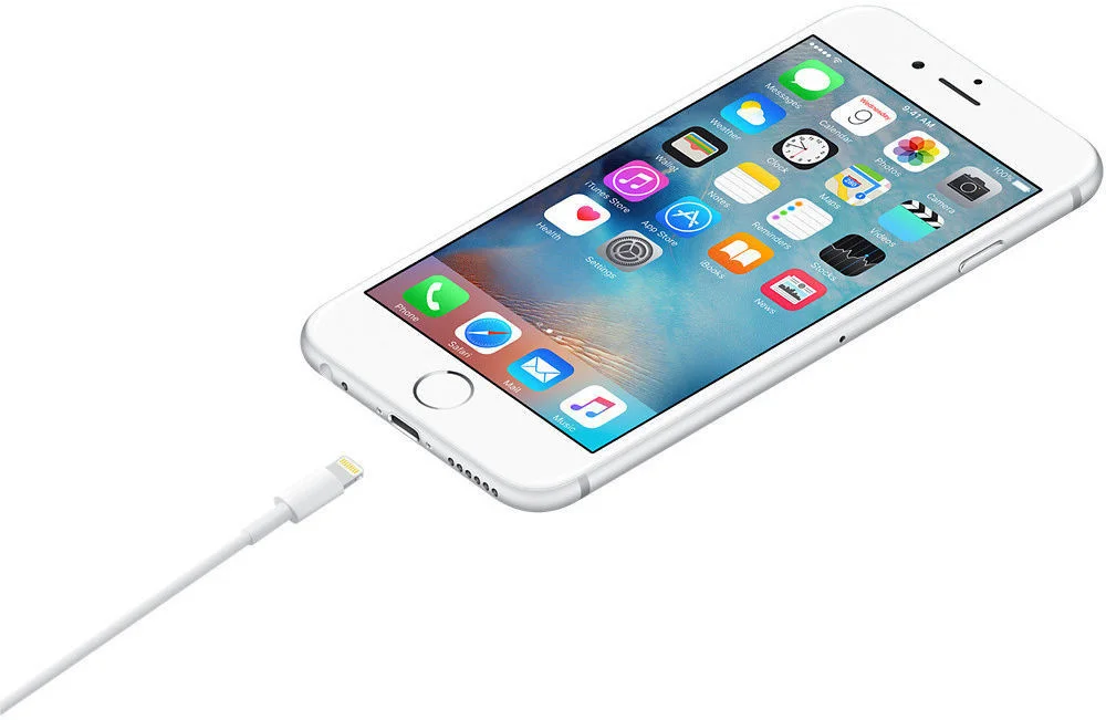 Originele Apple USB-A naar Lightning Kabel 1 Meter Wit afbeelding 3
