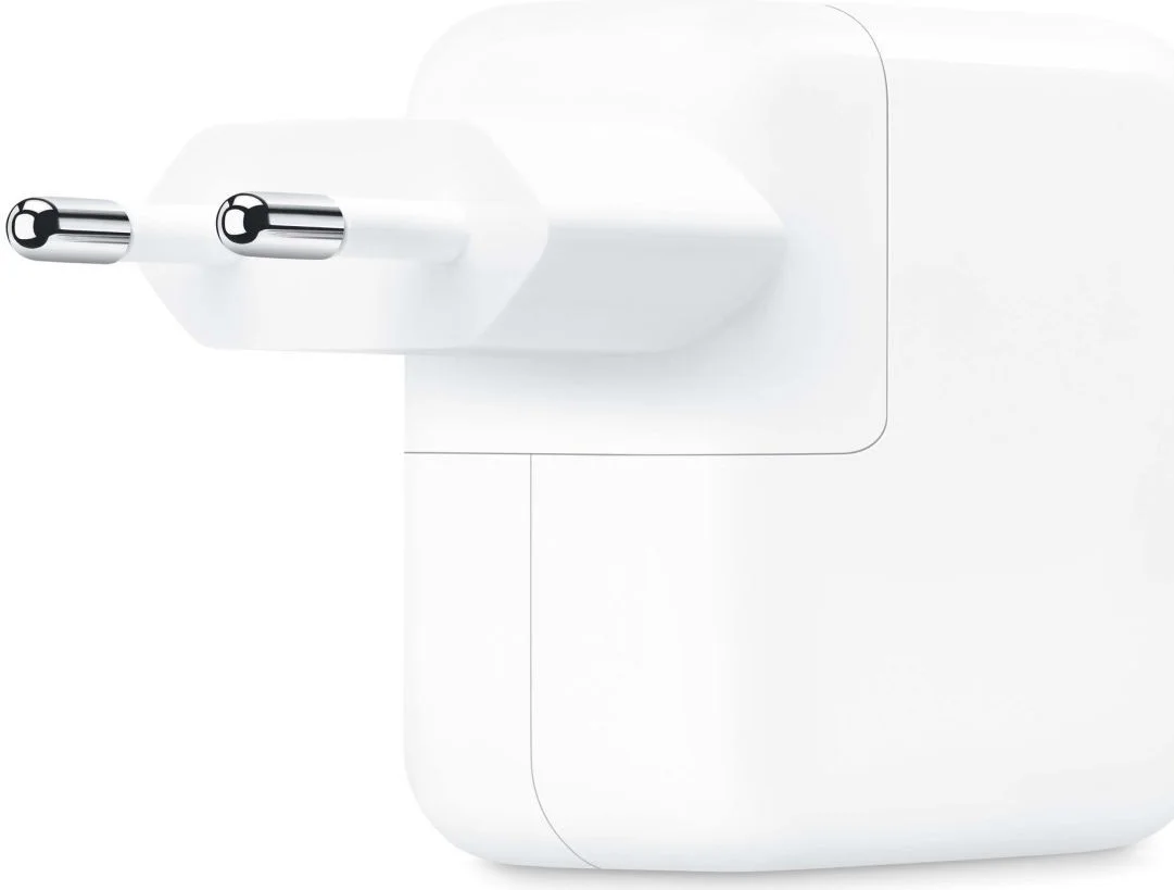 Originele Apple 35W Dual Power Adapter met USB-C Twee Poorten Wit afbeelding 2