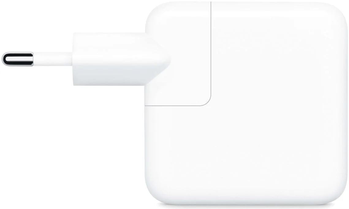 Originele Apple 35W Dual Power Adapter met USB-C Twee Poorten Wit afbeelding 3