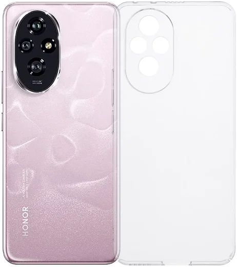 Honor 200 Hoesje Dun TPU Back Cover Transparant afbeelding 1