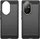 Honor 200 Hoesje Geborsteld TPU Flexibele Back Cover Zwart afbeelding 2