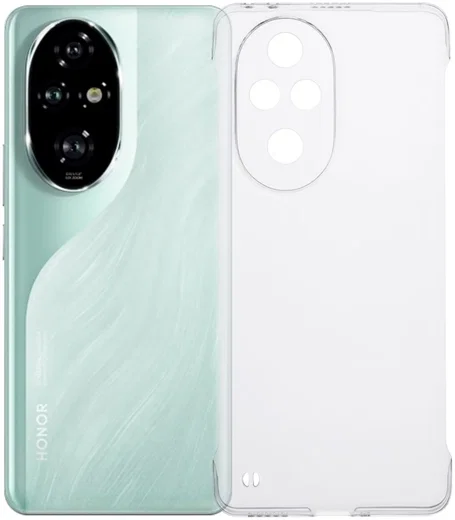 Honor 200 Pro Hoesje Dun TPU Back Cover Transparant afbeelding 1