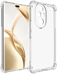 Honor 200 Pro Hoesje Schokbestendig en Dun TPU Back Cover Transparant afbeelding