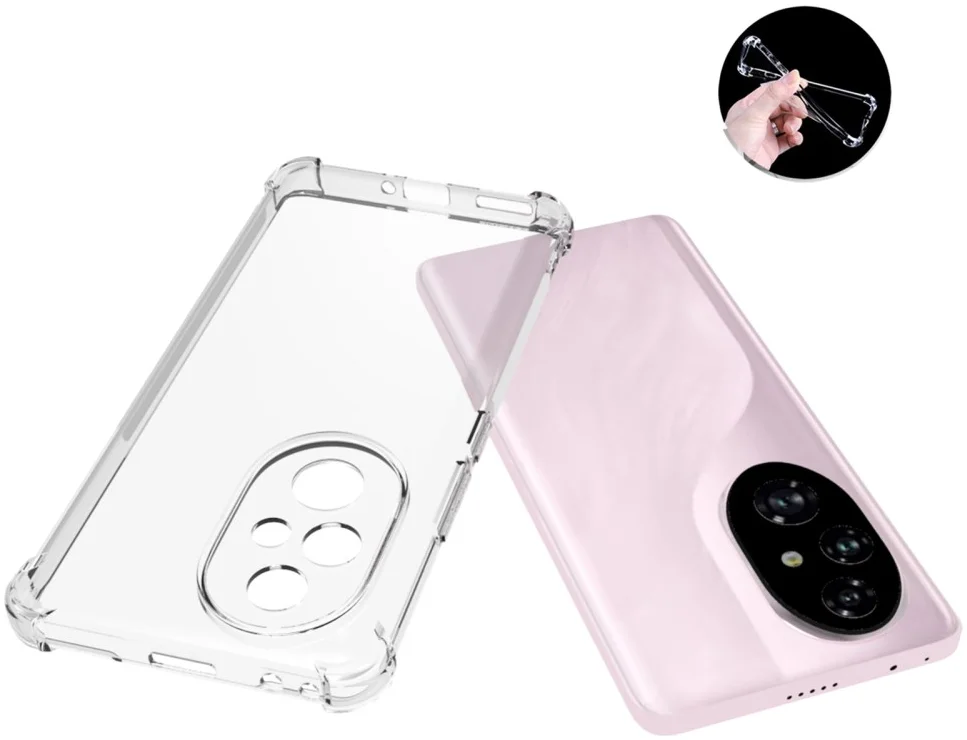 Honor 200 Pro Hoesje Schokbestendig en Dun TPU Back Cover Transparant afbeelding 4