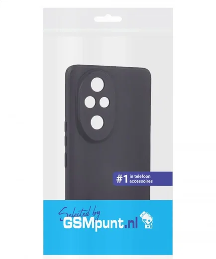 Honor 200 Pro Hoesje Dun TPU Back Cover Zwart afbeelding 7
