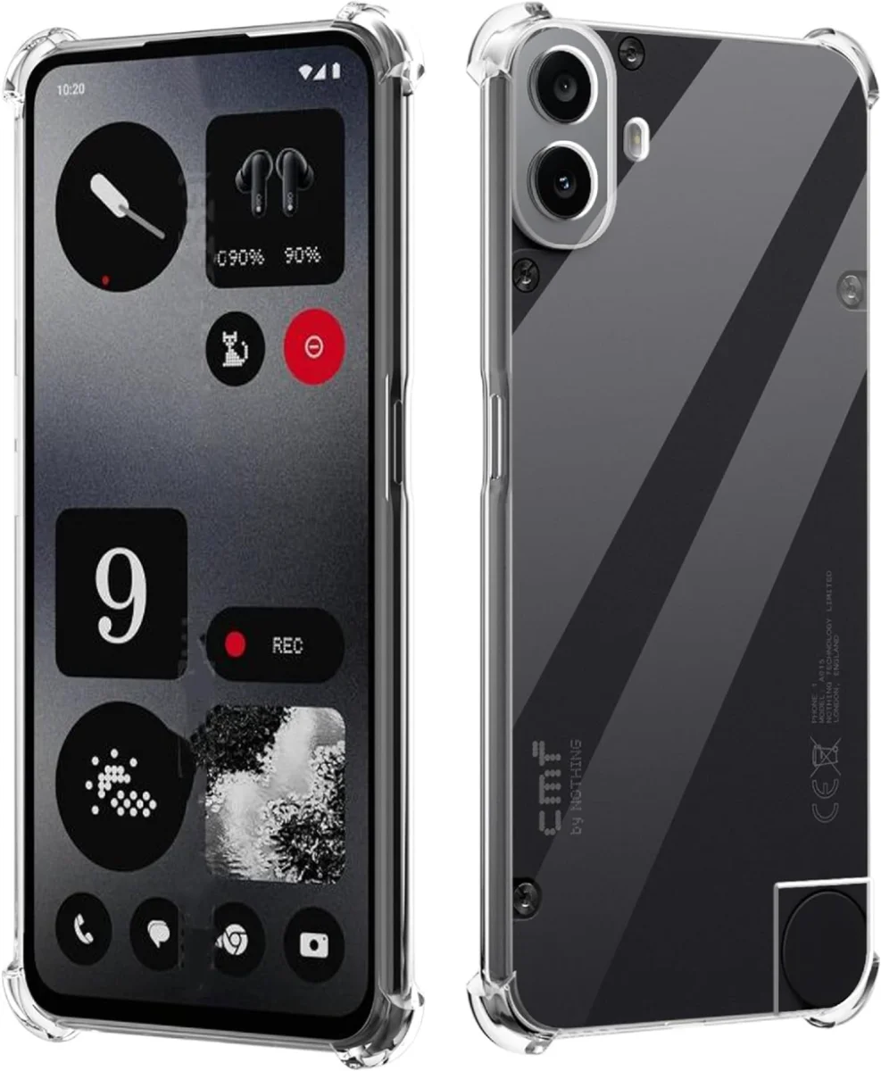 Nothing CMF Phone 1 Hoesje Schokbestendig en Dun TPU Back Cover Transparant afbeelding 10