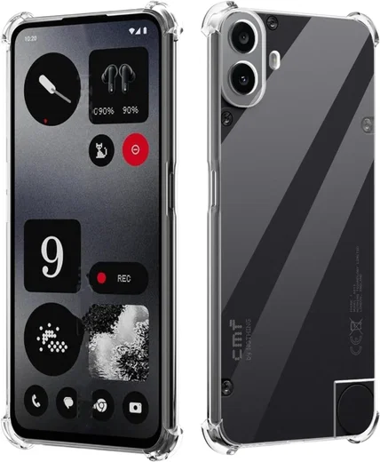 Nothing CMF Phone 1 Hoesje Schokbestendig en Dun TPU Back Cover Transparant afbeelding 10