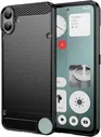 Nothing CMF Phone 1 Hoesje Geborsteld TPU Flexibele Back Cover Zwart