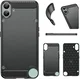 Nothing CMF Phone 1 Hoesje Geborsteld TPU Flexibele Back Cover Zwart afbeelding 7
