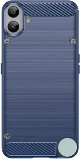 Nothing CMF Phone 1 Hoesje Geborsteld TPU Flexibele Back Cover Blauw afbeelding 2