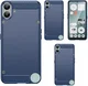 Nothing CMF Phone 1 Hoesje Geborsteld TPU Flexibele Back Cover Blauw afbeelding 5