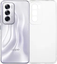 Oppo Reno 12 Hoesje Dun TPU Back Cover Transparant afbeelding