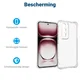 Oppo Reno 12 Hoesje Schokbestendig en Dun TPU Back Cover Transparant afbeelding 4