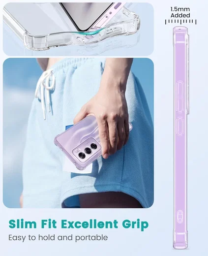 Oppo Reno 12 Pro Hoesje Schokbestendig en Dun TPU Back Cover Transparant afbeelding 7