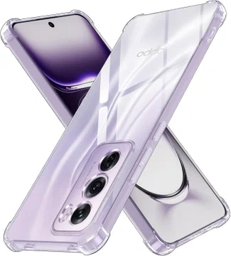 Oppo Reno 12 Pro Hoesje Schokbestendig en Dun TPU Back Cover Transparant