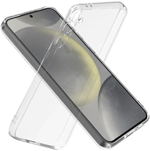 Samsung Galaxy S24 FE Hoesje Dun TPU Back Cover Transparant afbeelding 4