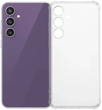 Samsung Galaxy S24 FE Hoesje Schokbestendig en Dun TPU Back Cover Transparant