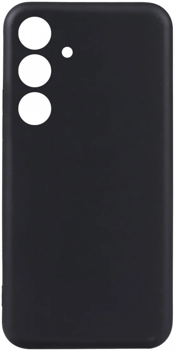 Samsung Galaxy S24 FE Hoesje Dun TPU Back Cover Zwart afbeelding 2