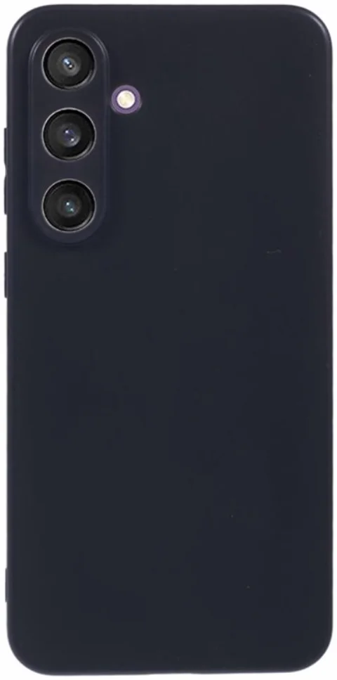 Samsung Galaxy S24 FE Hoesje Dun TPU Back Cover Zwart afbeelding 3