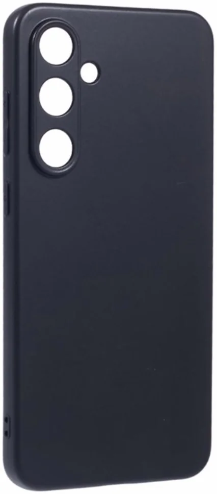 Samsung Galaxy S24 FE Hoesje Dun TPU Back Cover Zwart afbeelding 4