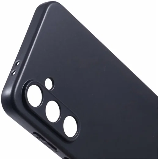 Samsung Galaxy S24 FE Hoesje Dun TPU Back Cover Zwart afbeelding 5
