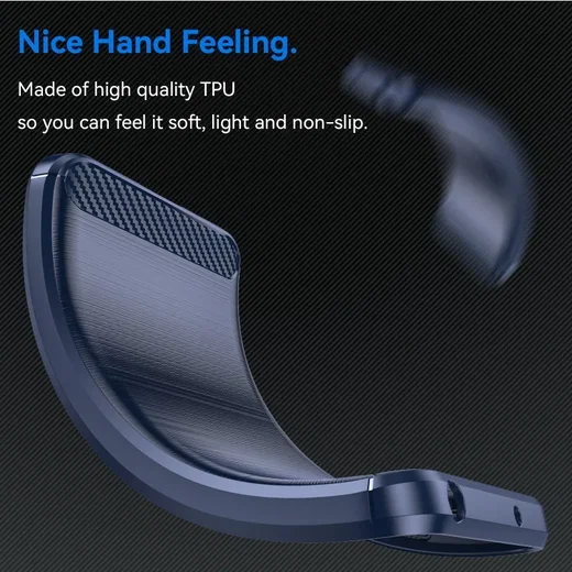 Samsung Galaxy S24 FE Hoesje Geborsteld TPU Flexibele Back Cover Blauw afbeelding 6