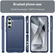 Samsung Galaxy S24 FE Hoesje Geborsteld TPU Flexibele Back Cover Blauw afbeelding 7