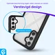 Samsung Galaxy S24 FE Hoesje Full Protect 360° Cover Hybride Zwart afbeelding 2