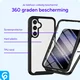 Samsung Galaxy S24 FE Hoesje Full Protect 360° Cover Hybride Zwart afbeelding 4