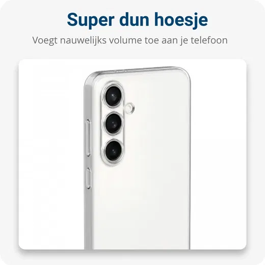 Samsung Galaxy S24 FE Hoesje met Koord Schokbestendig TPU Transparant afbeelding 5