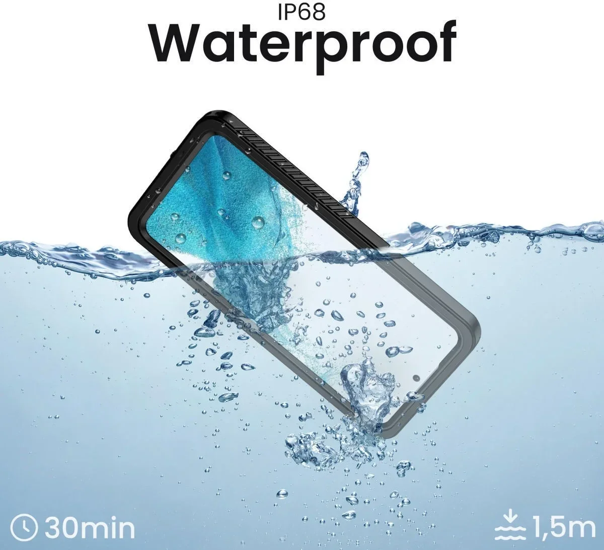 SBG Outdoor Case Samsung Galaxy S24 FE Waterdicht Zwart afbeelding 4