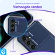 Samsung Galaxy S24 FE 3 in 1 Back Cover Portemonnee Hoesje Blauw afbeelding 8
