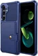 Samsung Galaxy S24 FE 3 in 1 Back Cover Portemonnee Hoesje Blauw afbeelding 10
