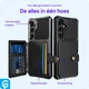 Samsung Galaxy S24 FE 3 in 1 Back Cover Portemonnee Hoesje Zwart afbeelding 6
