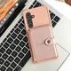 Samsung Galaxy S24 FE 3 in 1 Back Cover Portemonnee Hoesje Roze afbeelding 9