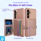 Samsung Galaxy S24 FE 3 in 1 Back Cover Portemonnee Hoesje Roze afbeelding 5