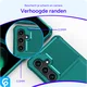 Samsung Galaxy S24 FE 3 in 1 Back Cover Portemonnee Hoesje Groen afbeelding 8