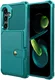 Samsung Galaxy S24 FE 3 in 1 Back Cover Portemonnee Hoesje Groen afbeelding 10