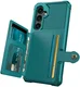 Samsung Galaxy S24 FE 3 in 1 Back Cover Portemonnee Hoesje Groen afbeelding 2