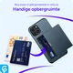 Samsung Galaxy S24 FE Hoesje met Slider Kaarthouder Back Cover Blauw afbeelding 5