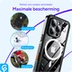SBG Outdoor Case iPhone 17e / 16e Waterdicht Hoesje Transparant Zwart afbeelding 2