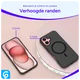 Apple iPhone 16 Hoesje Dual-Layer Hybride Back Cover met MagSafe Zwart afbeelding 3